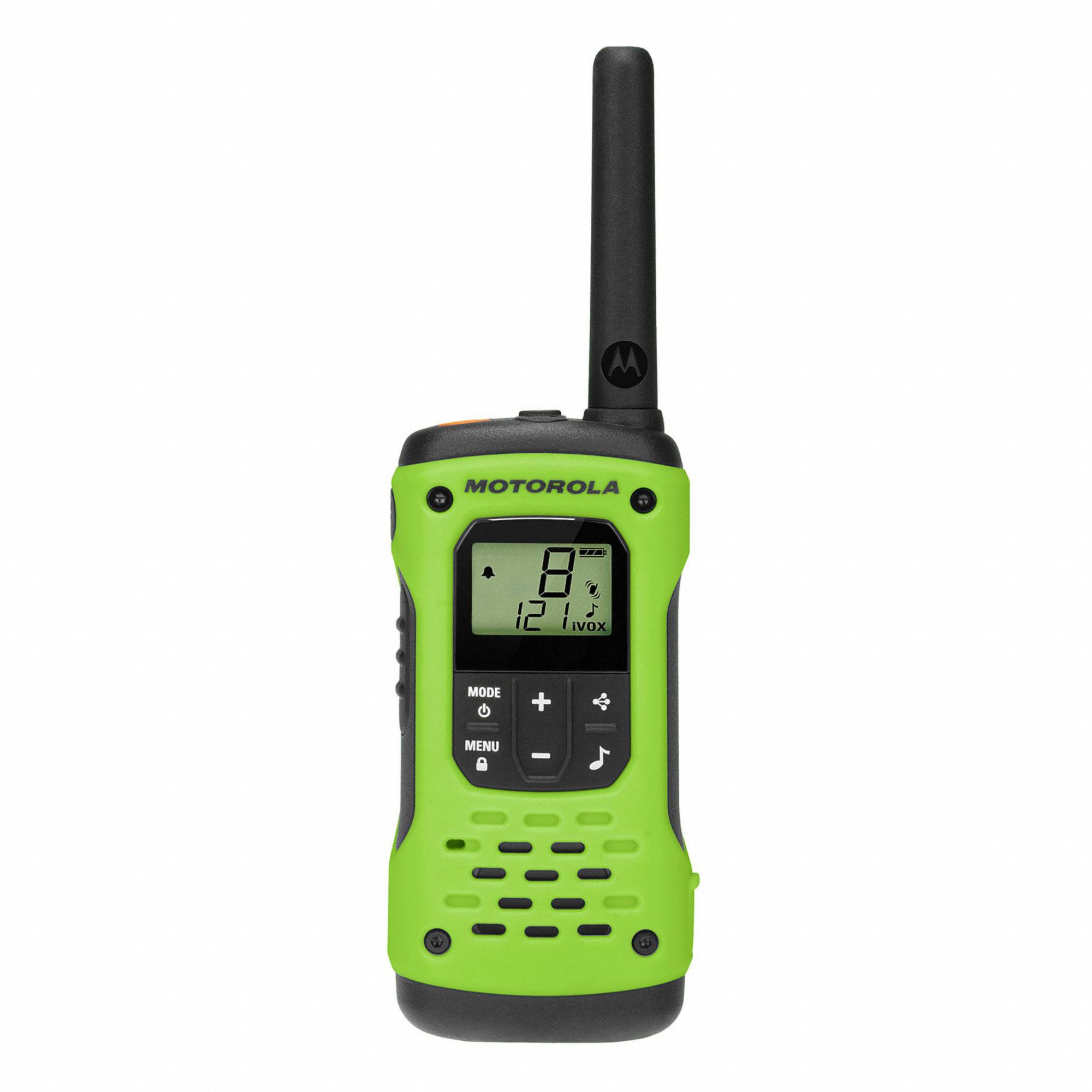 PORTABLE TWO WAY RADIO,7 51/64 IN H,PK2