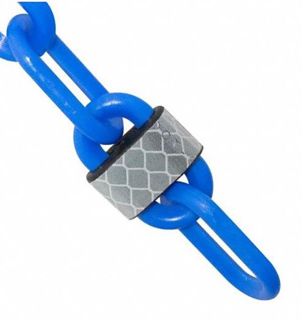 CHAINE PLSTIQ REFLECH 2POX100PI BLEU