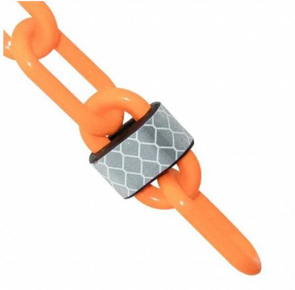 2Inx25Ft Reflective Plas Chain SftyOrg