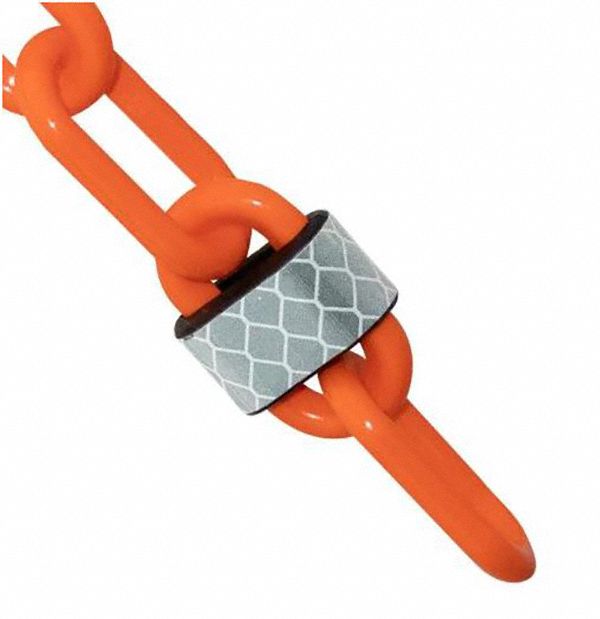 CHAINE PLSTIQ REFLECH 2POX100PI ORANGE