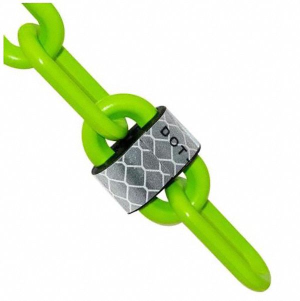 CHAINE PLSTQ REFLECH 2POX100PI VERT SECU