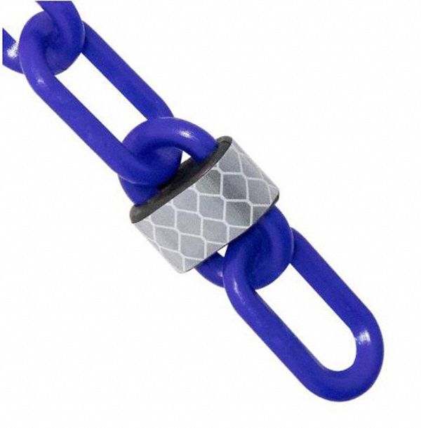 2Inx25Ft Reflective Plas Chain TrfBl