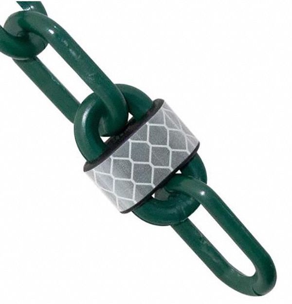 CHAINE PLSTIQ REFLECH 2POX100PI VRT SAPN