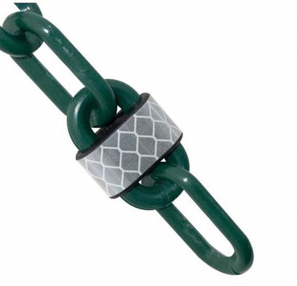 2Inx25Ft Reflective Plas Chain Evrgrn