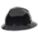 SLOTTED HAT, CSA Z94.1-2015, CLASS E, HDPE, ONE-TOUCH, FULL BRIM, BLACK