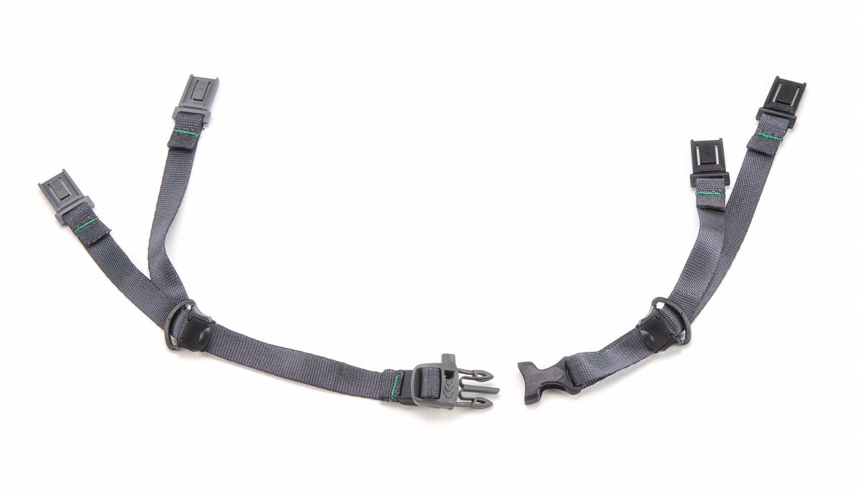 MENTONNIÈRE,POUR CASQUE DE SÉCURITÉ V-GARD H1 NOVENT,4 POINTS DE FIXATION,NOIR,NYLON