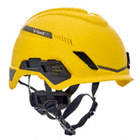 SAFETY HELMET, HDPE, 4-PT FAS-TRAC III PIVOT RATCHET, SIZE 6½ TO 8, YELLOW