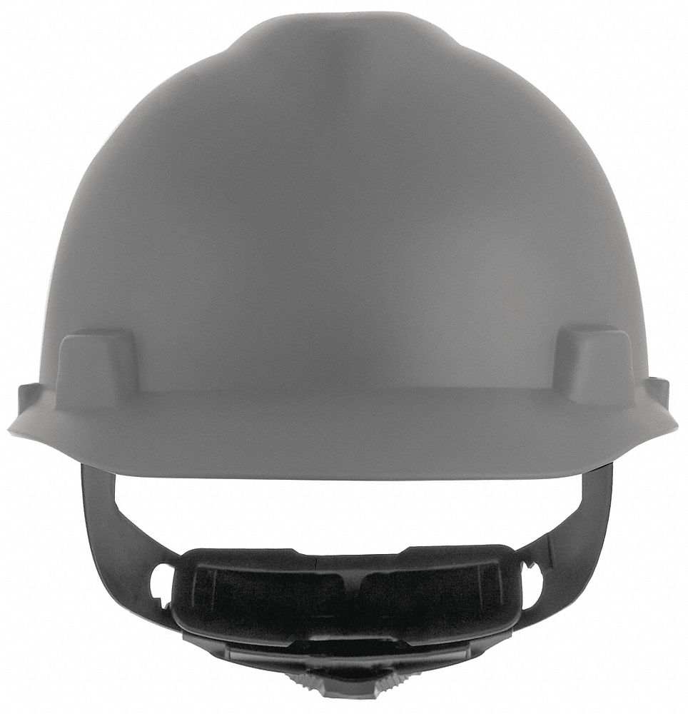 HARD HAT, RATCHET, BASEBALL STYLE, CSA CLASS E /TYPE 1, GREY, SIZE 6 1/2 TO 8, POLYETHYLENE