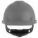 CASQUE SÉCURITÉ, CLIQUET, STYLE BASEBALL, CSA CLASSE E / TYPE 1, GRIS, TAILLE 6 1/2 8, POLYÉTHYLÈNE