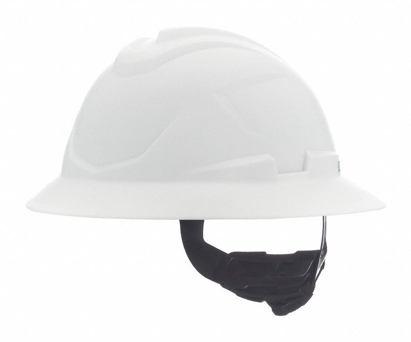 MSA HARD HAT, CSA Z94.1-15, TYPE 1, CLASS E, HDPE, 4-PT FAS