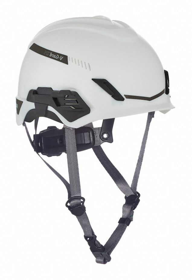 CASQUE SÉCURITÉ, CSA, TYPE 1, CLASSE C, PEHD, DEUX AÉRATIONS, SUSPENSION À CLIQUET FAS-TRAC III À 4 POINTS, BLANC