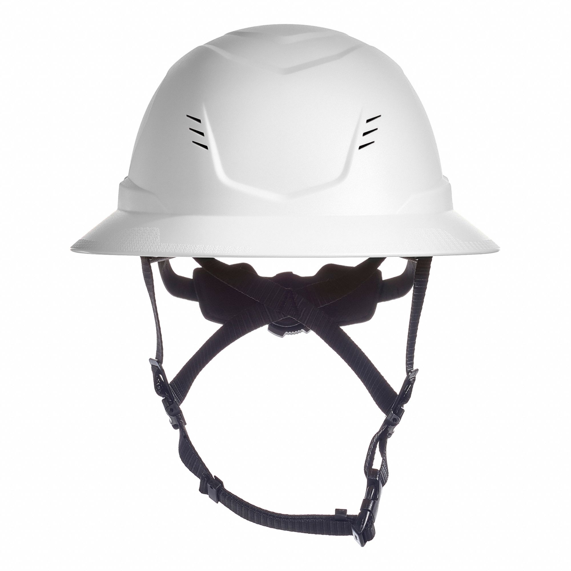 SAFETY HELMET,FULL BRIM,WHITE