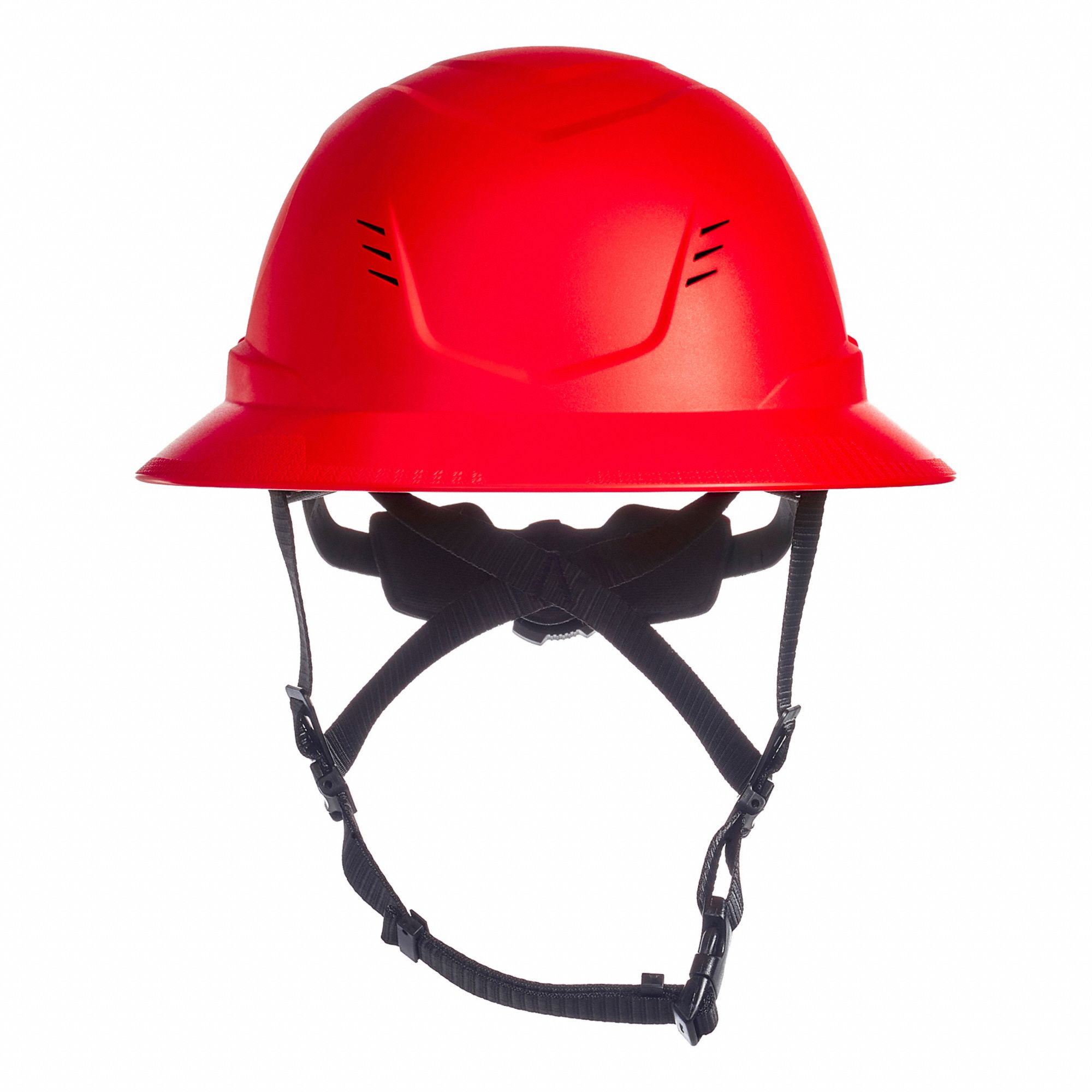SAFETY HELMET,FULL BRIM,RED