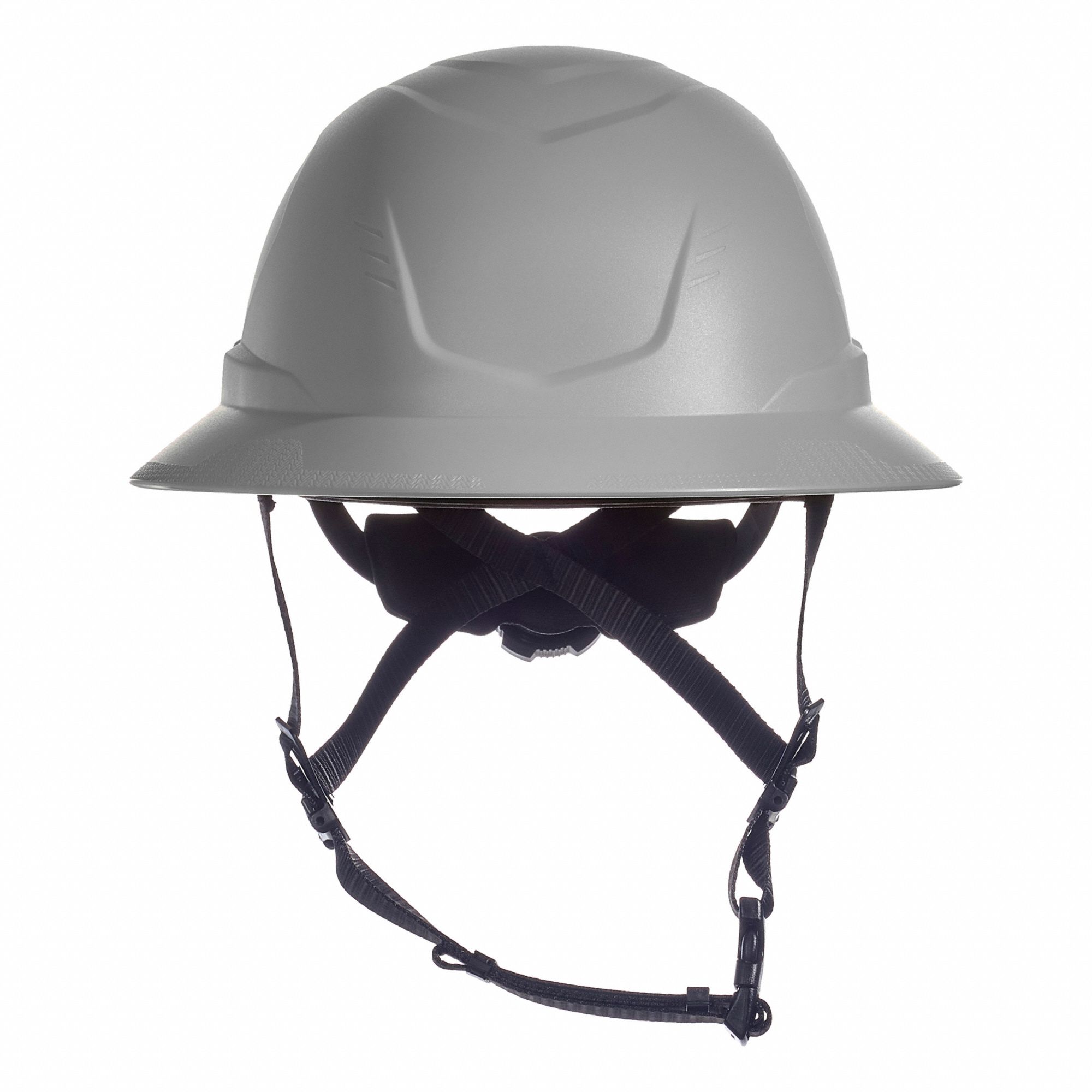 SAFETY HELMET,FULL BRIM,GREY