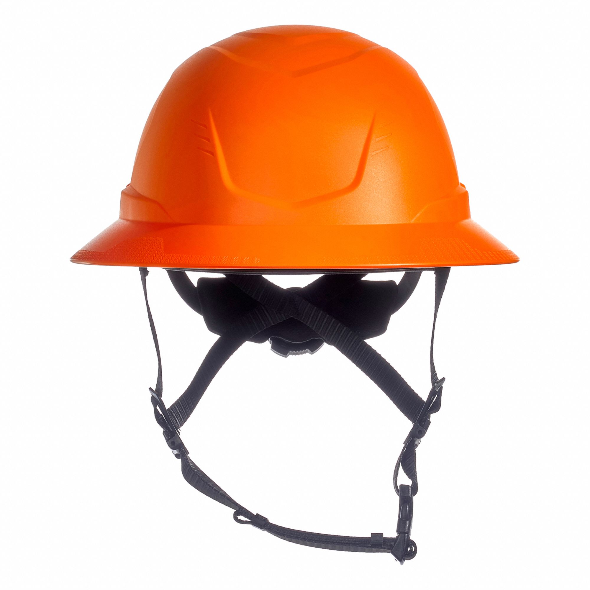 SAFETY HELMET,FULL BRIM,ORANGE