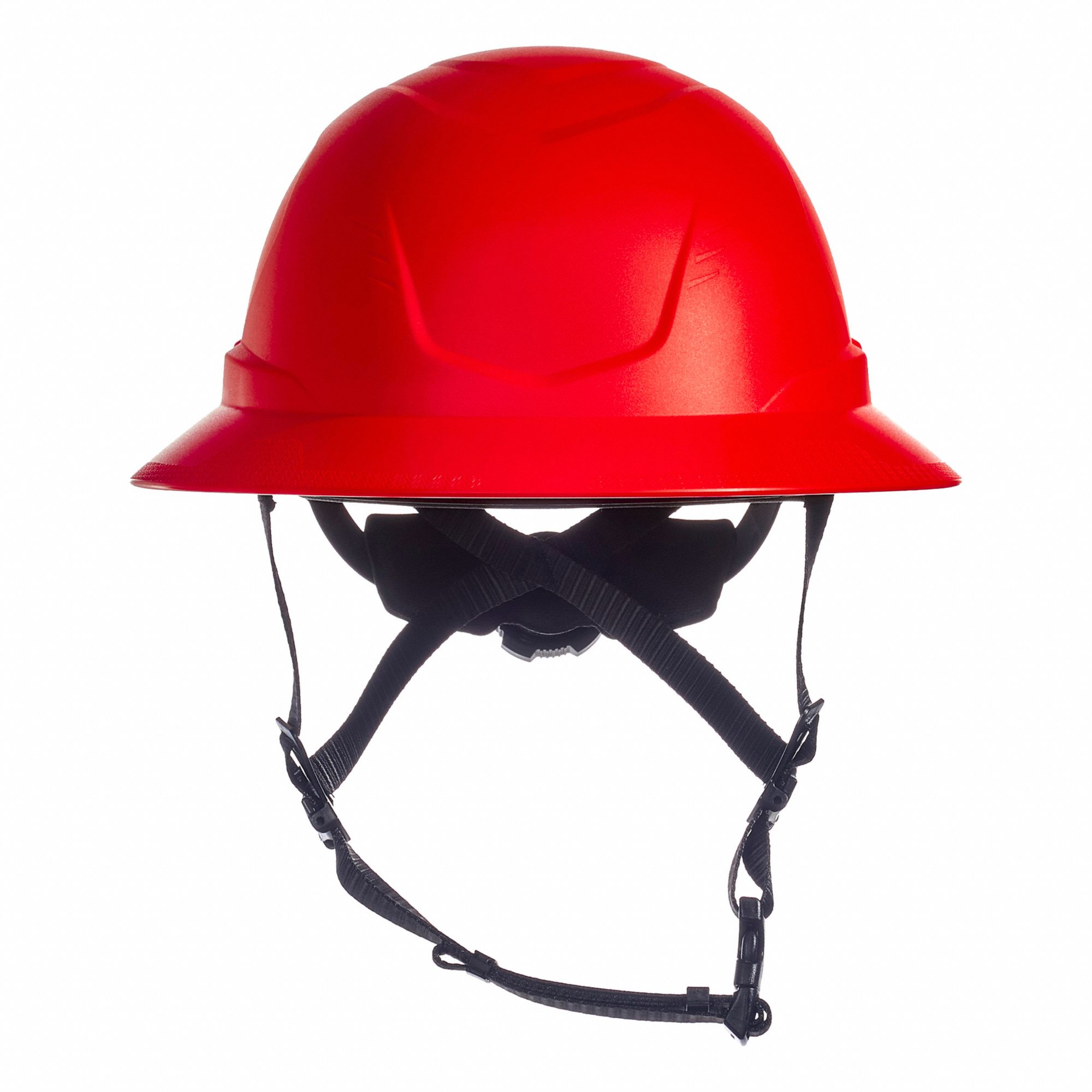 SAFETY HELMET,FULL BRIM,RED
