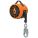 LATCHWAYS SELF-RETRACTING LIFELINE, STAINLESS STEEL CABLE, 85 FT L, 400 LB, 1 LEG