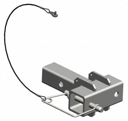 90 DEG EXTENSION FOR HITCH MOUNT, 8 IN, 1 WORKER PER SYSTEM, CONFINED SPACE APPLICATIONS