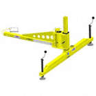 HITCH MOUNT, XTIRPA SYSTEM, TRAILER/PLOW MOUNT, YELLOW, 62 L, 30 W, 9 1/64 H IN, ALUMINUM
