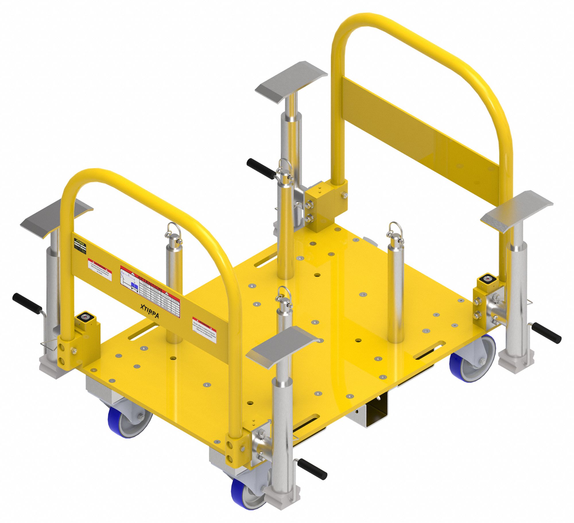 COUNTER WEIGHT TROLLEY, YELLOW, ALUMINUM, 1 WORKER PER SYSTEM, CONFINED SPACE APPLICATIONS