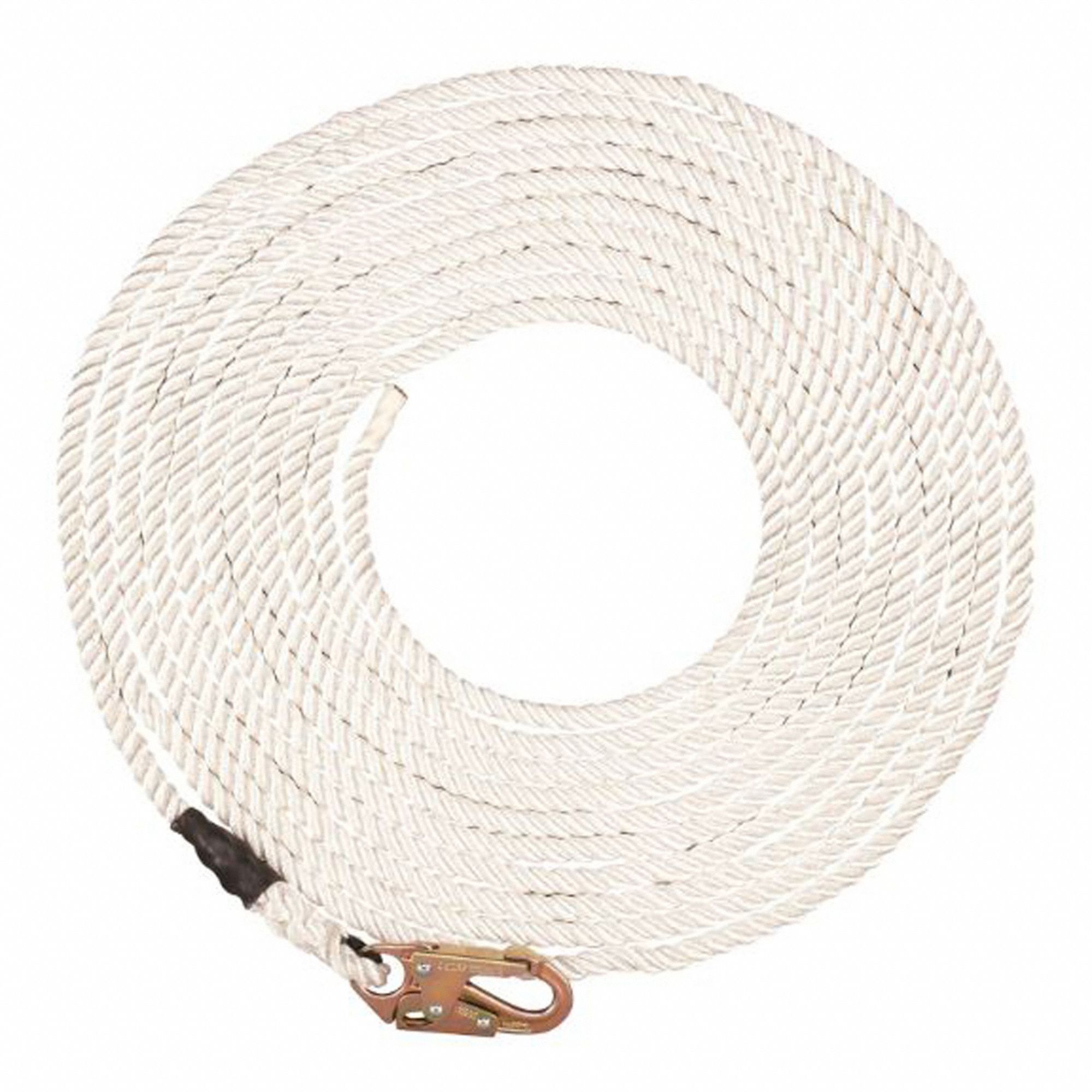 MSA VERTICAL ROPE LIFELINE, NYLON, C/W (LS) ONE END - 27145 ...