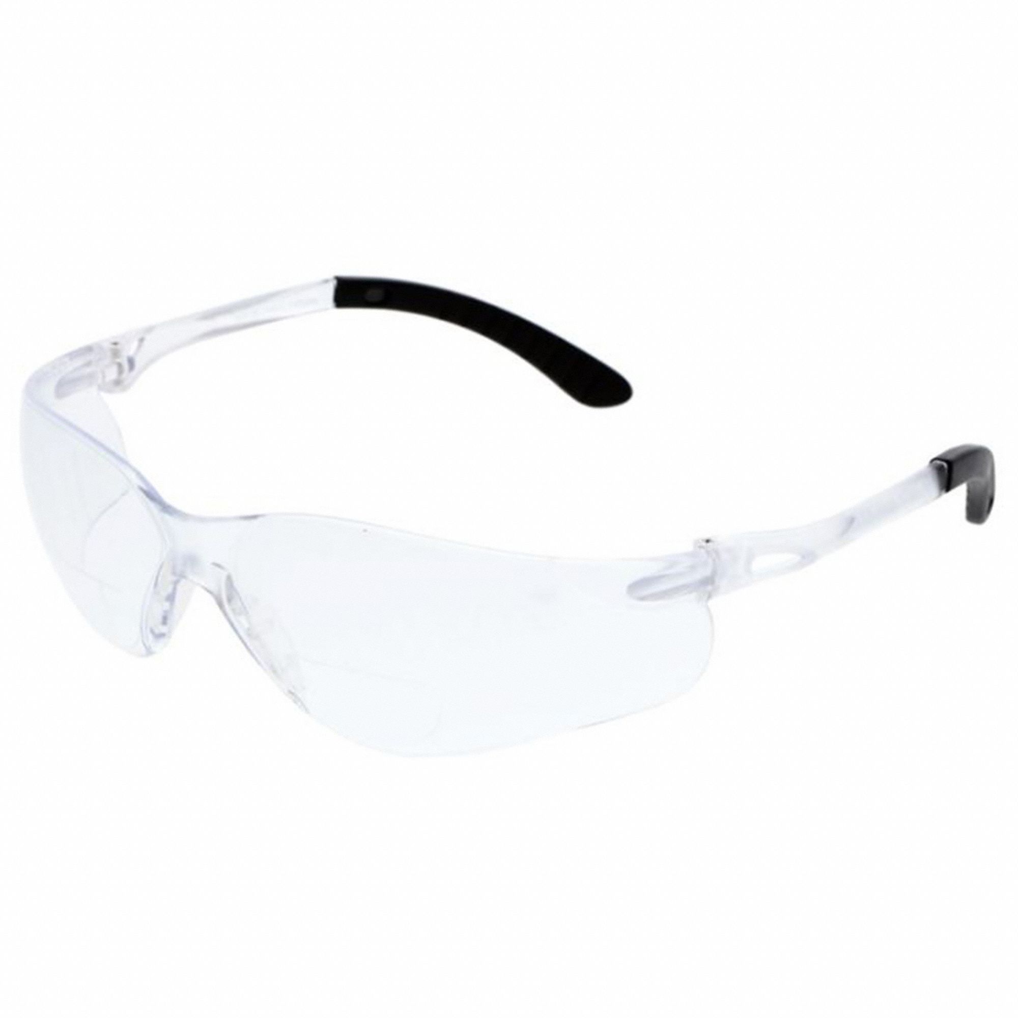 LUNETTES SÉCURITÉ A/ LOUPE 1.5, CSA, RÉSISTANTES AUX RAYURES/PROTECTION ANTI-UV, NOIR, PC