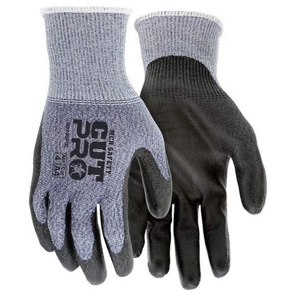 MCR SAFETY CUT RESISTANT GLOVES, 7 GA/SEAMLESS KNIT, SIZE XXL/11, BLUE,  POLYURETHANE/HPPE, PAIR - Knit Cut-Resistant Gloves - MSF92745PUXXL