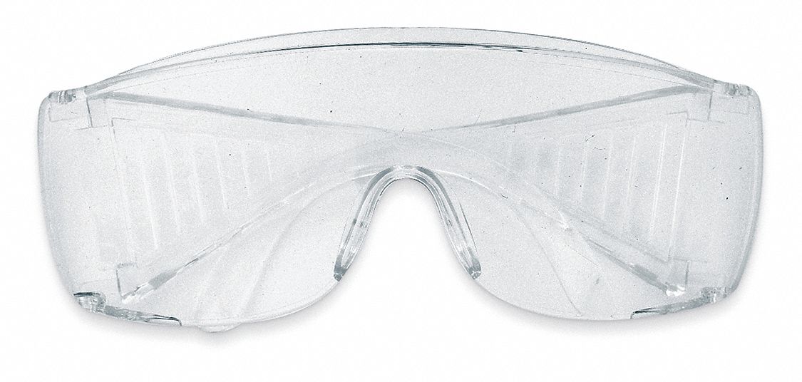 LUNETTES SÉCURITÉ ENVELOPPANTES S/ MONTURE, CSA, PROTECTION ANTI-UV/ANTI-RAYURES, TRANSPARENT, PC