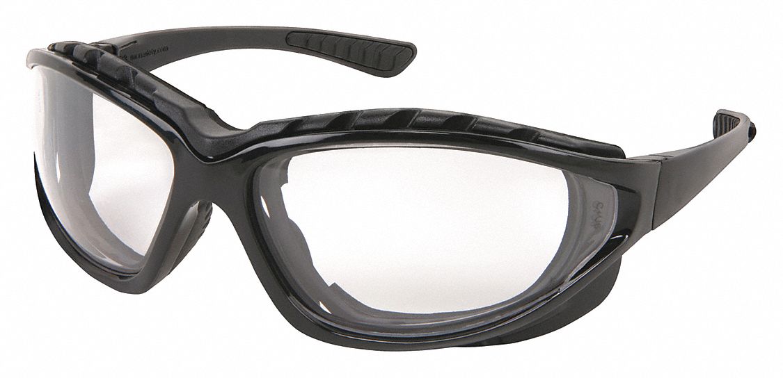 LUNETTES SÉCURITÉ REAPER DOUBLÉES MOUSSE, PROTECTION UV / ANTI-BUÉE, NOIR, PC