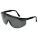 STRATOS SAFETY GLASSES, UV PROTECTION/SCRATCH-RESISTANT, ANSI/CSA, BLACK, NYLON/PC