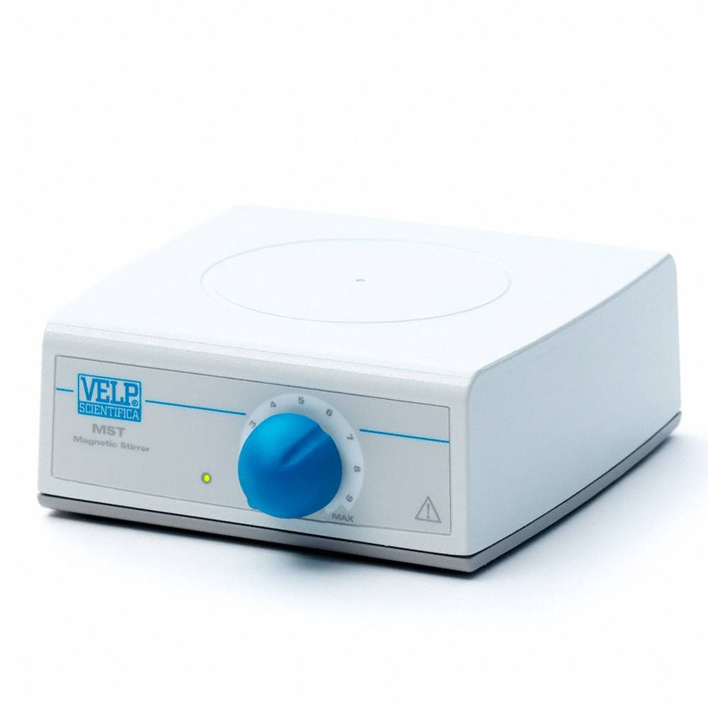 Magnetic Stirrer: 1 Positions, Magnetic Stirrer, Plastic, Analog, 2 in Overall Ht