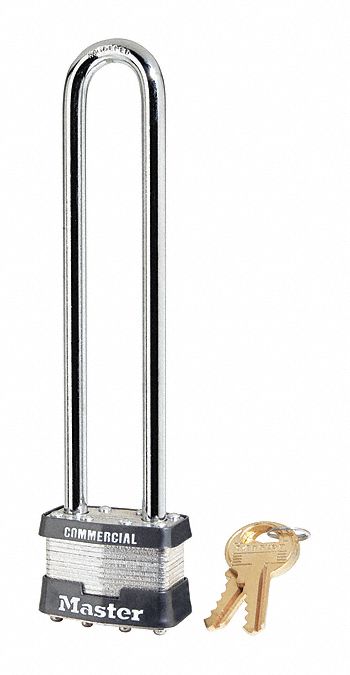 PADLOCK STL 1-3/4IN-4PIN 5-3/4INSHK