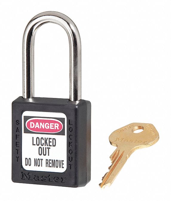 PADLOCK SFTY LOCKOUT BLK KA3XX0822