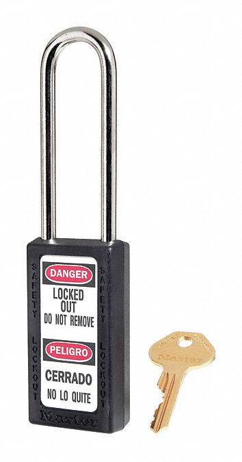 CADENAS CLE,1-1/2PO,NOIR,THERMOPLASTIQUE