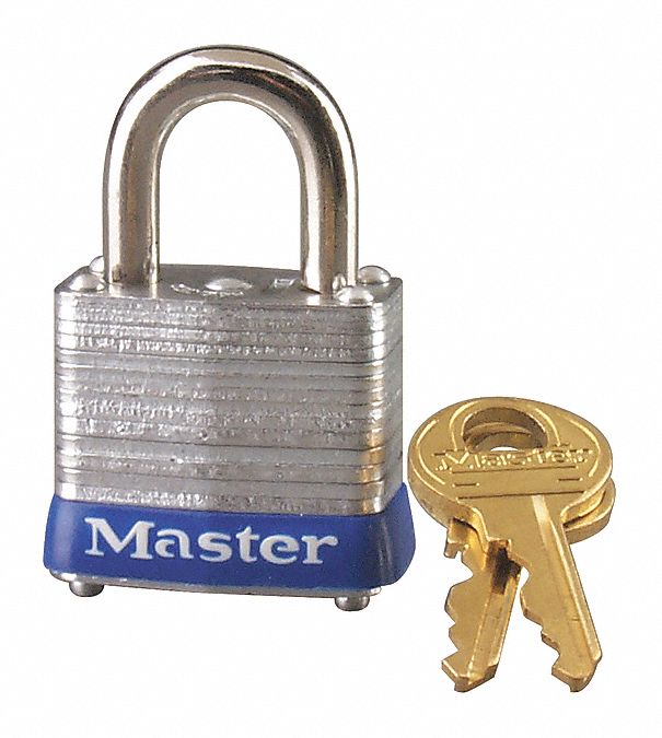 PADLOCK STL 1-1/8IN-4PIN