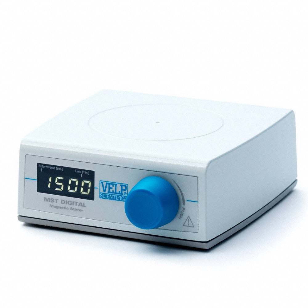 Magnetic Stirrer: 1 Positions, Digital Magnetic Stirrer, Plastic, Digital, 100/240V