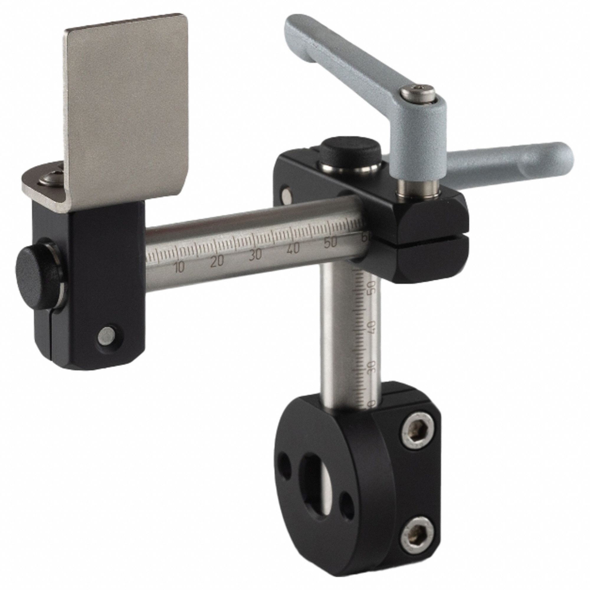 Sensor Mount Kit with Handles: No Hole Bracket Hole Size, 100 mm Tube Lg, With Scale