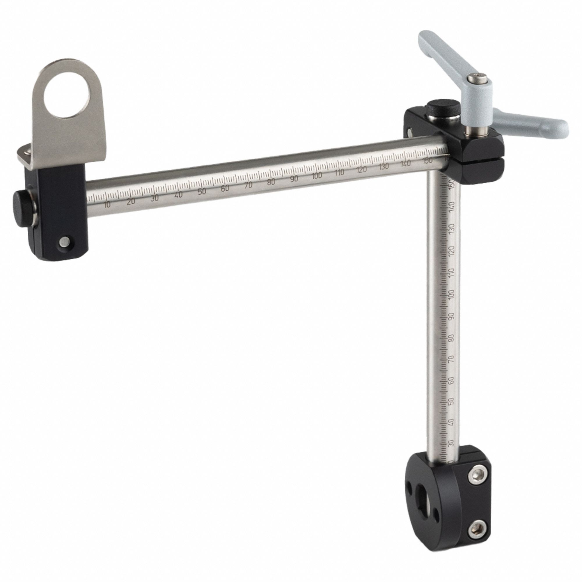 Sensor Mount Kit with Handles: M12 Bracket Hole Size, 200 mm Tube Lg, 200 mm Tube 2 Lg