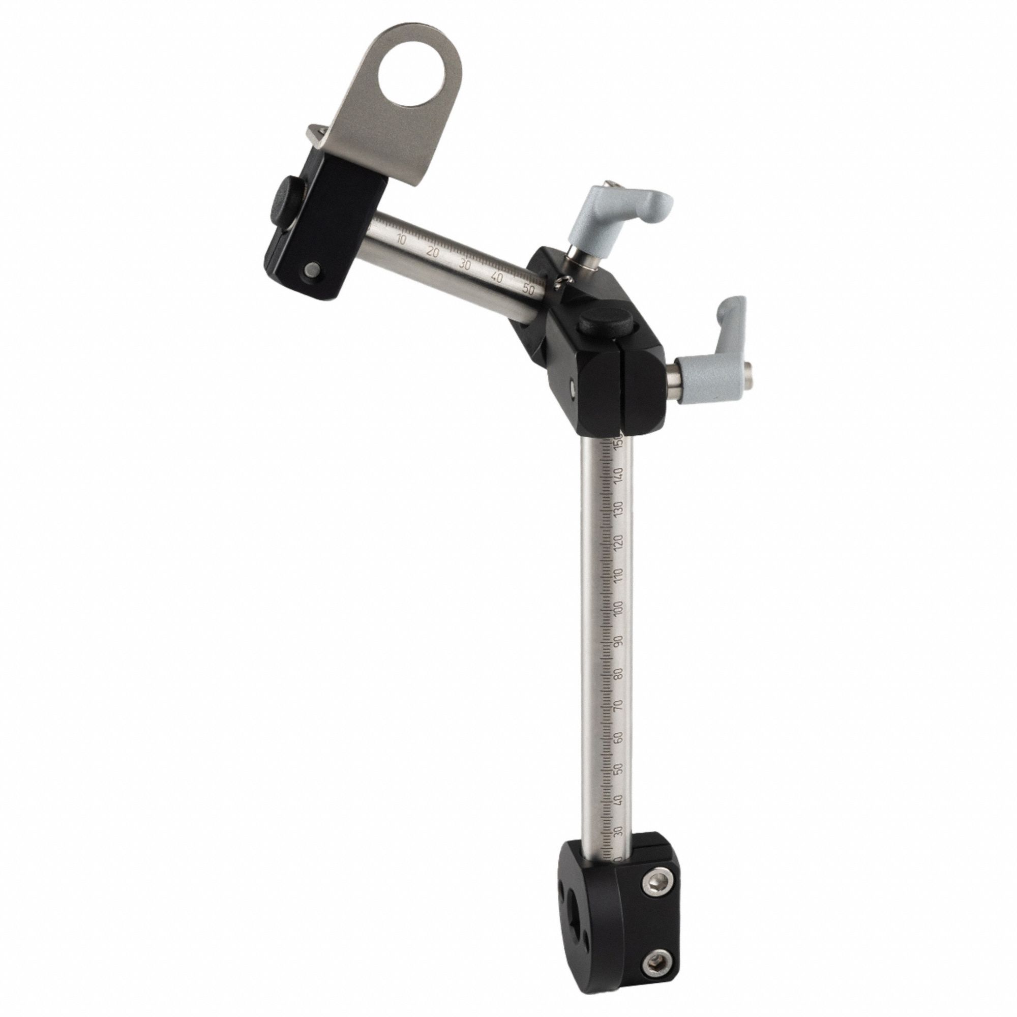 Sensor Mount Kit with Handles: M12 Bracket Hole Size, 200 mm Tube Lg, 100 mm Tube 2 Lg