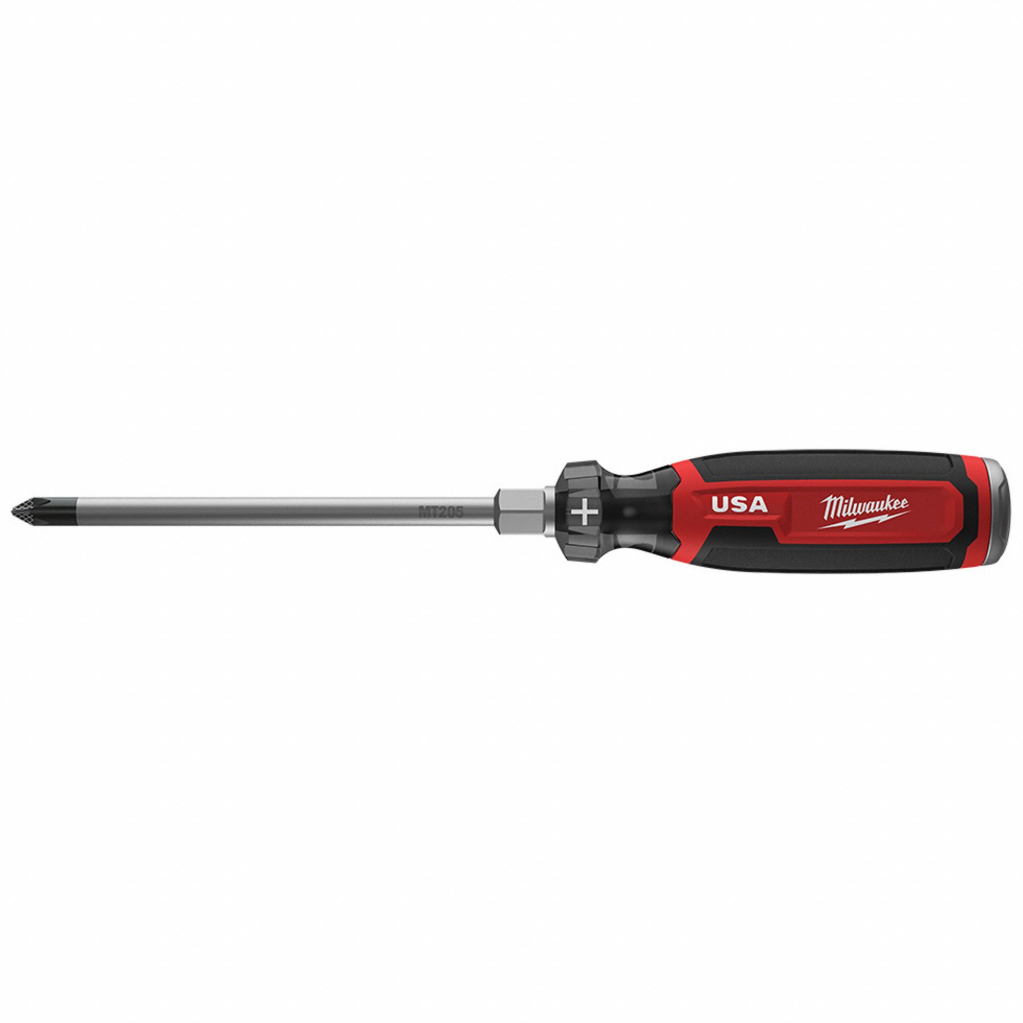 SCREWDRIVER, #2 TIP SIZE, 10 3/4 IN OVERALL L, 6 IN SHANK L, CUSHION GRIP