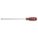 SCREWDRIVER, 1/4 IN TIP SIZE, 14 1/4 IN OVERALL L, 10 IN SHANK L, CUSHION GRIP