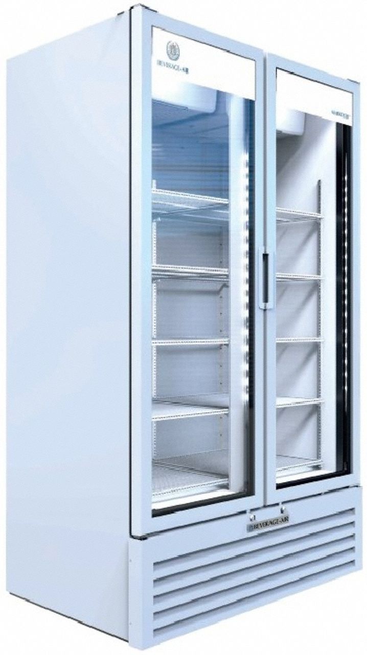 Refrigerated Merchandiser: 79 in x 39 1/2 in x 27 1/2 in, White, Positive Close