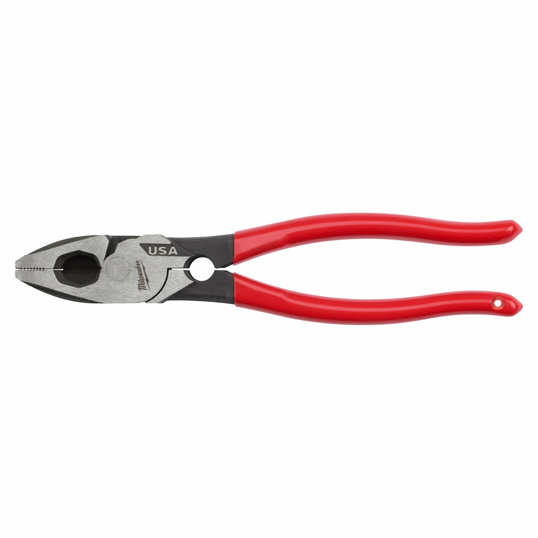 DIPPED GRIP PLIER, FLAT, 9 IN OVERALL L, 1⅞ IN JAW L, 1¼ IN JAW W, ⅝ IN JAW THICK
