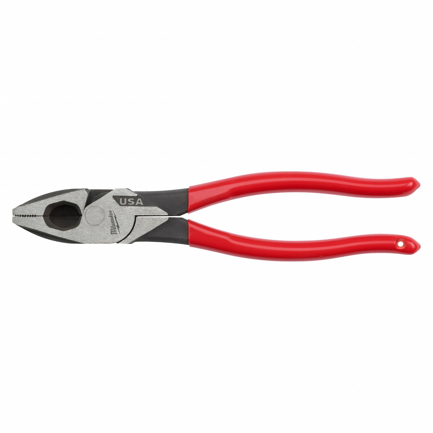 DIPPED GRIP PLIER, FLAT, 9 IN OVERALL L, 1⅞ IN JAW L, 1¼ IN JAW W, ⅝ IN JAW THICK