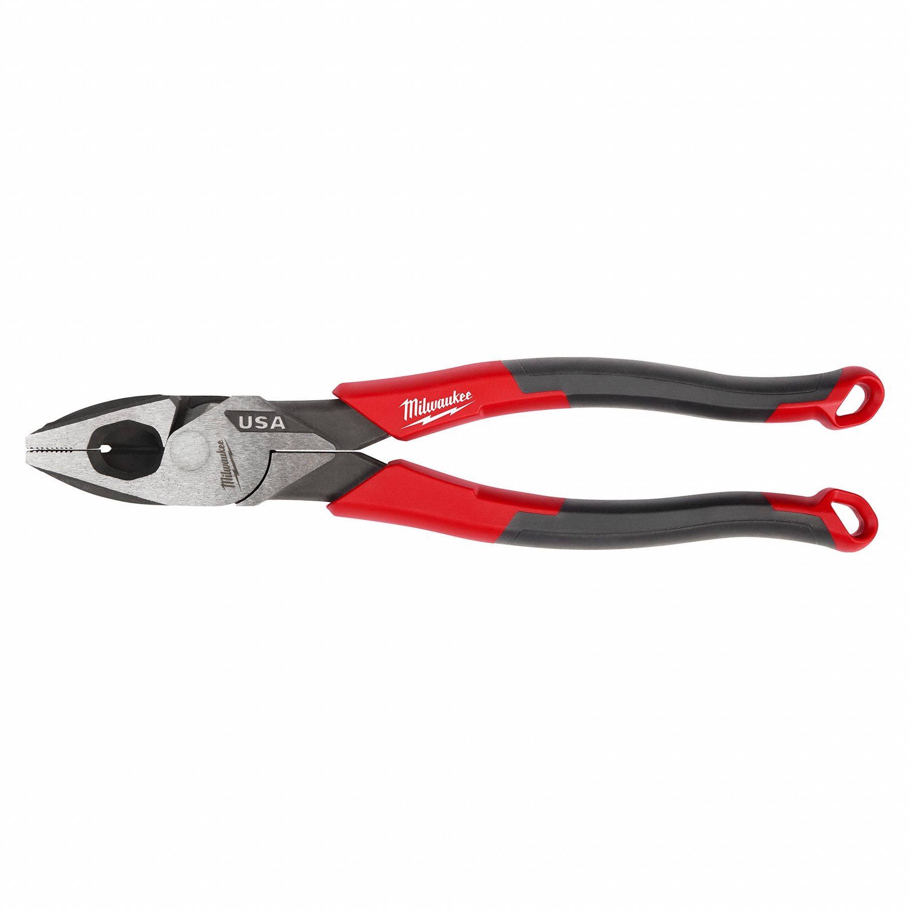 COMFORT GRIP PLIER, FLAT, 9 IN OVERALL L, 1⅞ IN JAW L, 1¼ IN JAW W, ⅝ IN JAW THICK