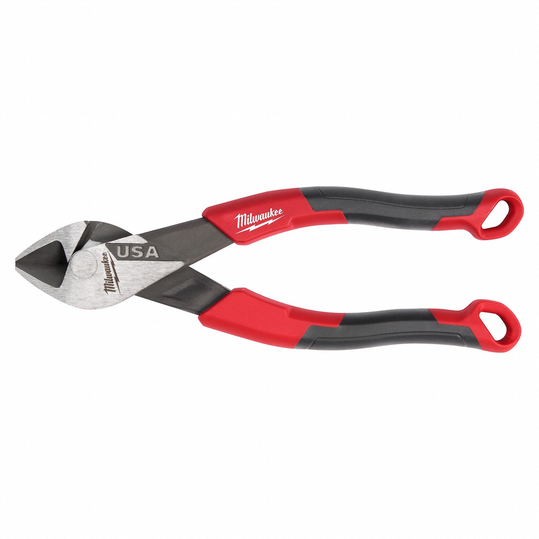 COMFORT GRIP PLIER, FLUSH, STRAIGHT, TAPERED, 6 IN OVERALL L, DELUXE CUSHION GRIP, TETHER READY