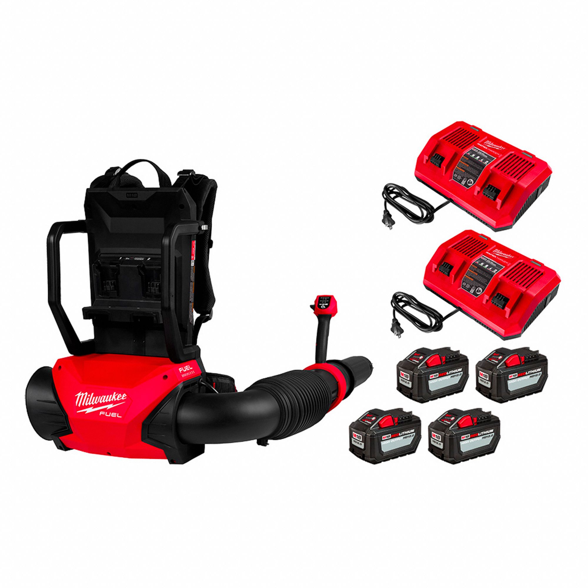 BACKPACK BLOWER,650 CFM,152 MPH,18 V