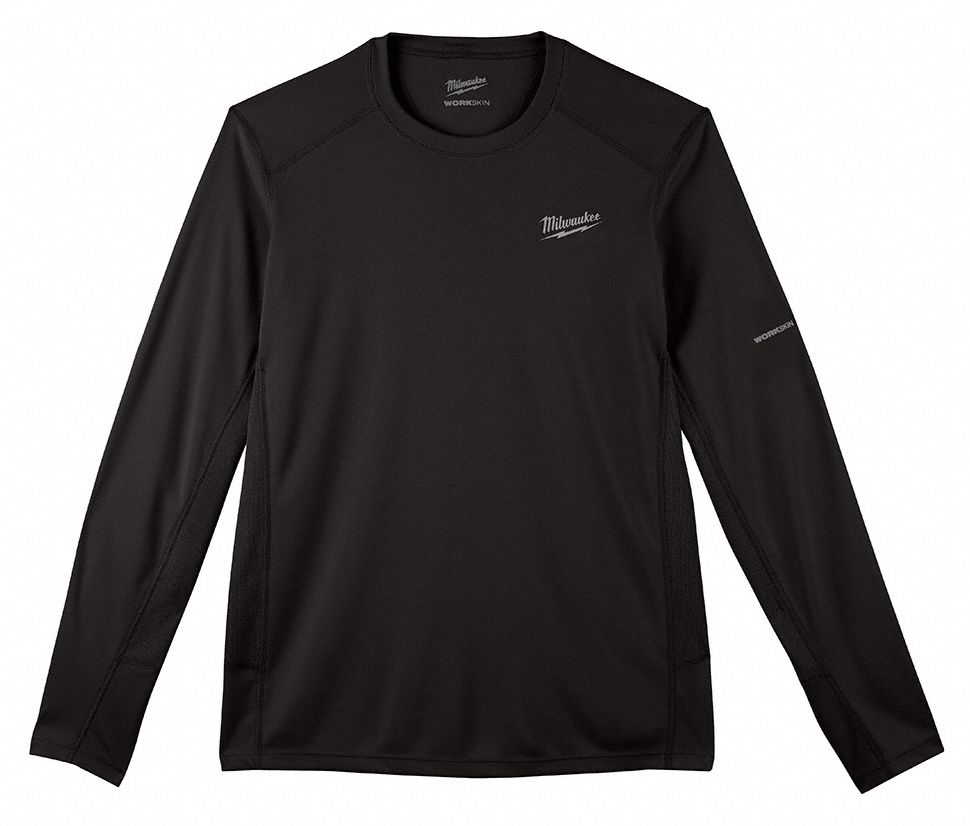 MILWAUKEE MEN'S WORKSKIN WORK SHIRT, BLACK, XL, REGULAR FIT, POLYESTER