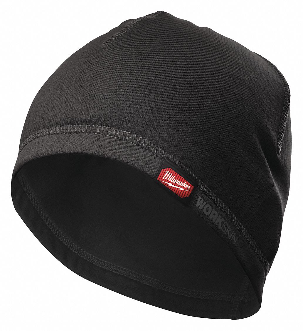 MILWAUKEE LINER, HARD HAT, HEAD/EARS, BLACK, ONE SIZE, POLYESTER