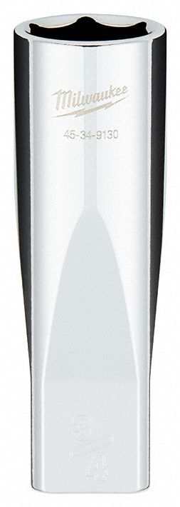 SOCKET, STANDARD, 4 SIDE WRENCH COMPATIBLEIBLE, 6 PT, POLISH FINISH, 3/4 X 1/2 IN DR, CVS